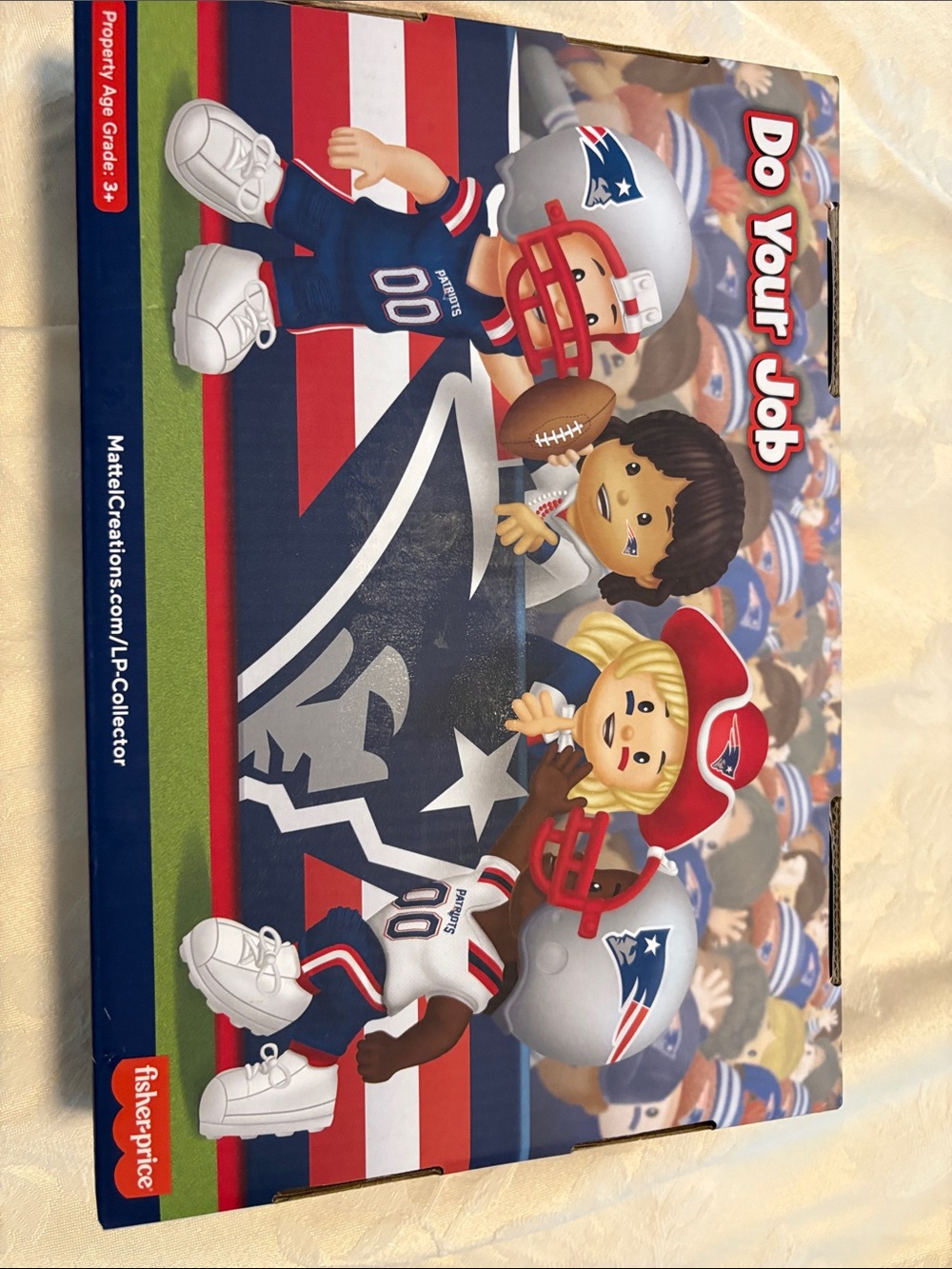 Fisher Price - Little People Collector x NFL - New England Patriots 4-Pack [New - Picture 2 of 2